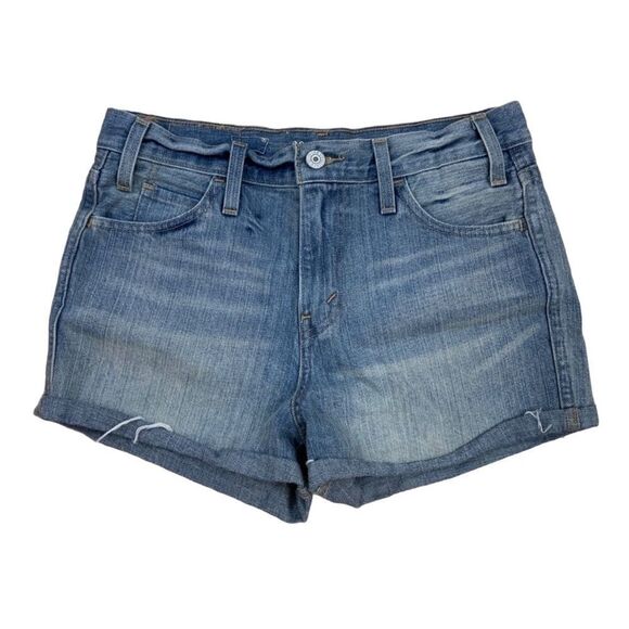 Levi’s denim distressed jean shorts size 26 - Picture 1 of 8